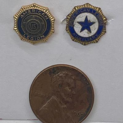 Vintage American Legion Lapel Pins