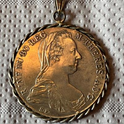 m theresiad silver coin 1780