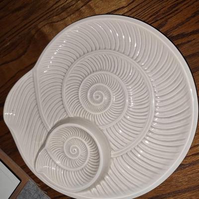 seashell chip dish