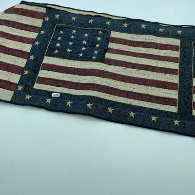 Flag table runner