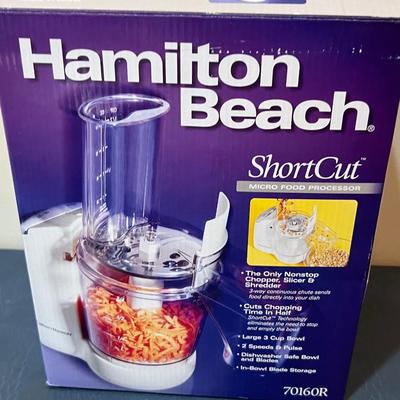Cuisinart 5 in 1 Griddler & Hamilton Beach Food Processor