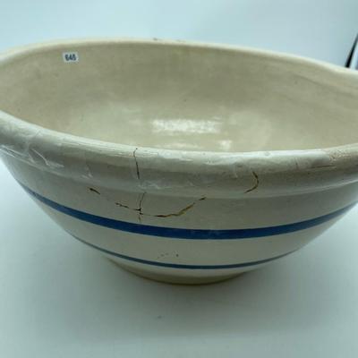 Large cracked bowl