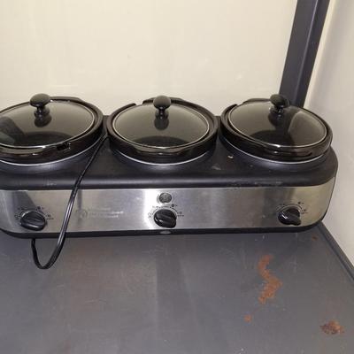 GE 3 pot warmer
