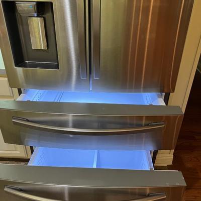 2021 SAMSUNG 4-Door Smart French Door Stainless Refrigerator