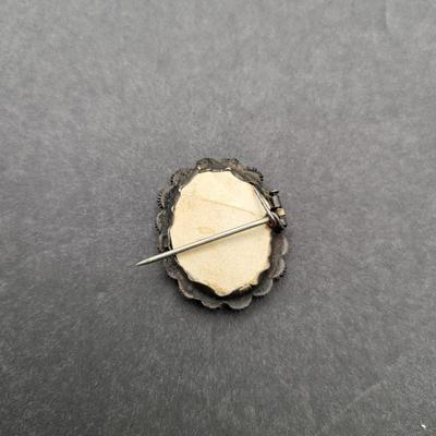 Antique Brooches & Jewelry Box
