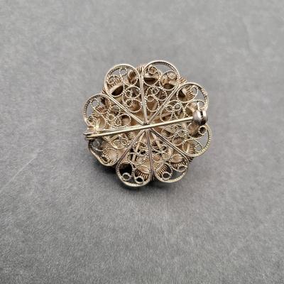 Antique Brooches & Jewelry Box