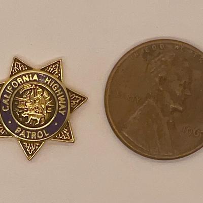 California Highway Patrol CHP Lapel Pin