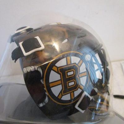 Boston Bruins mini hockey helmet