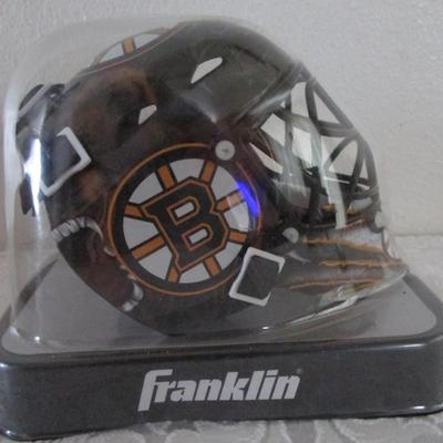 Boston Bruins mini hockey helmet