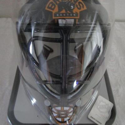 Boston Bruins mini hockey helmet