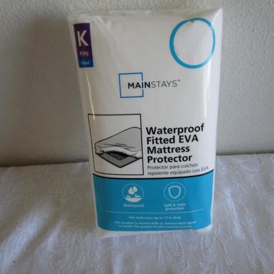 King size Waterproof Fitted EVA mattress protector