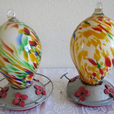 Creative Gnome Humming bird feeders