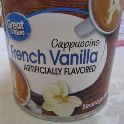 3 boxes of Luzianne ice tea bags and 1 can of Cappuccino