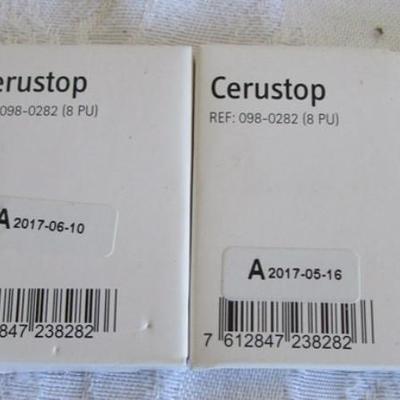 Cerustop Ear Wax Removal, 3 new boxes, 1 open