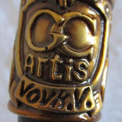 American Indian Chief head walking stick