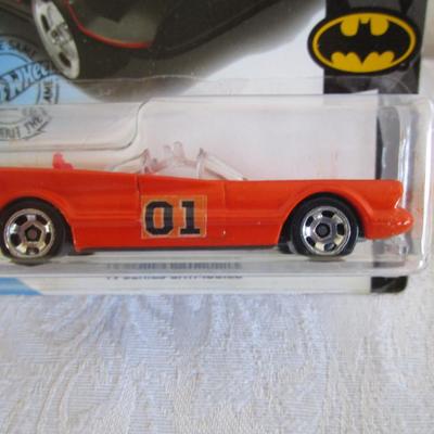 Collectable Hot Wheels Orange Batmobile Car