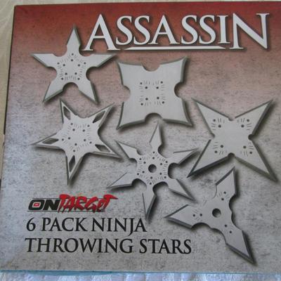 Assassin 6 pack of Throwing Stars Ninja