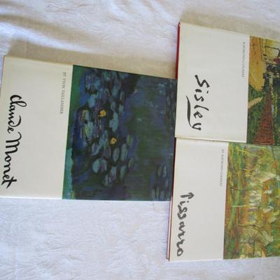 Art books - Sisley, Monet, Pissarro
