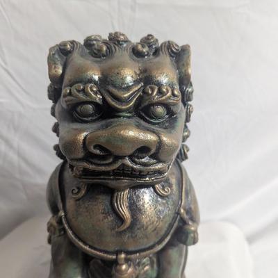 Large Extreme Quality Solid Concrete Foo Dragon Dog Statue
