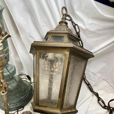 Antique lamp lighting lot