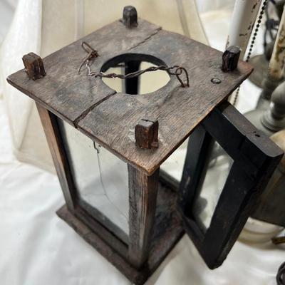 Antique lamp lighting lot