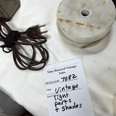 Antique lamp lighting lot