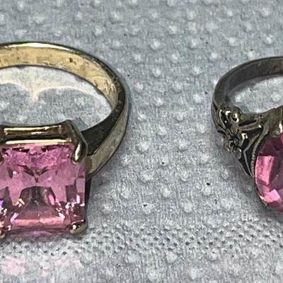 4 Ladies .925 Silver Rings