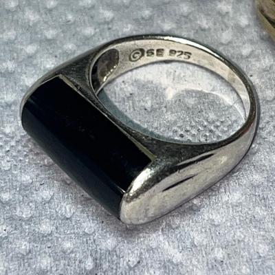 4 Ladies .925 Silver Rings