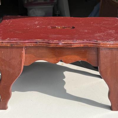 2 Wood Stools