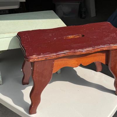 2 Wood Stools
