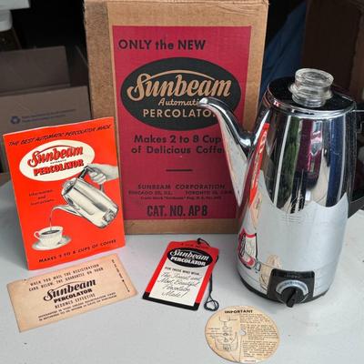 Vintage Sunbeam Automatic Percolator