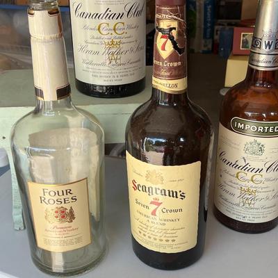 Vintage One Gallon Whiskey Bottles