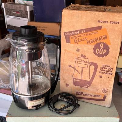 1970s Proctor-Silex Automatic Electric 9-Cup Percolator- Model 70701