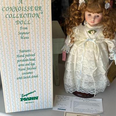 Seymour Mann Porcelain Doll- Sandra