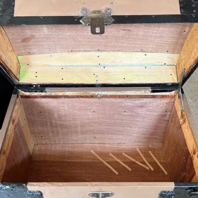 Large Antique Steamer Trunk