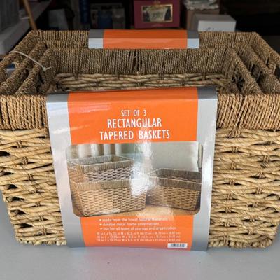 Tapered Baskets- Set of 3
