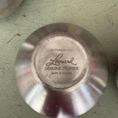 Pewter Cups