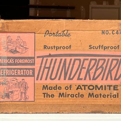 Vintage Thunderbird Ice Chest- Model No. C44
