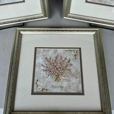 Framed Wall Décor- Set of 3