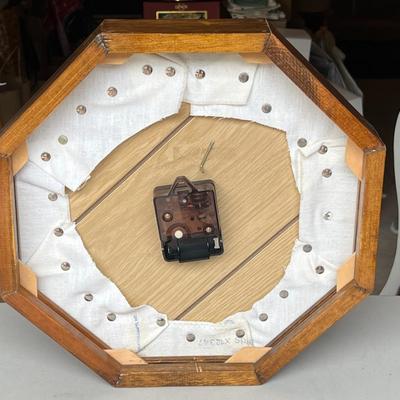 Cross Stitched Clock