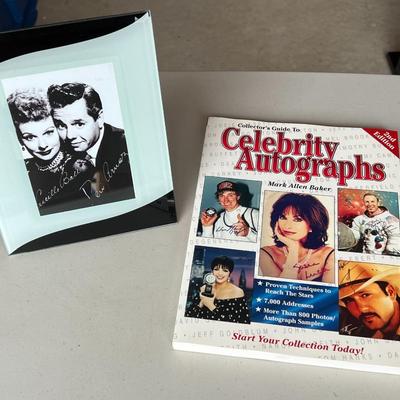 Celebrity Autographs Book Lot