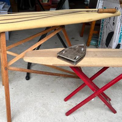 Antique Ironing Boards Lot