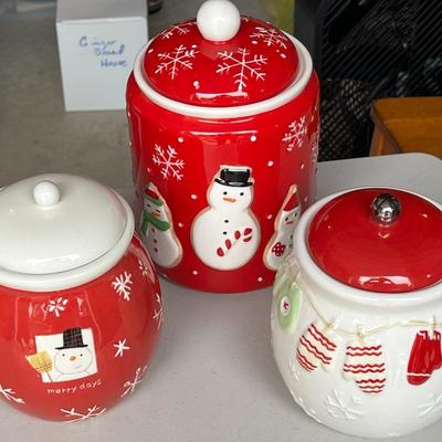 Snowmen Holiday Jar Lot