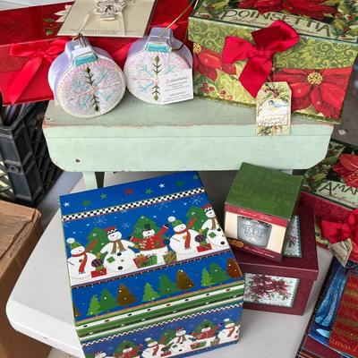 Holiday Gift Boxes/Bags Lot