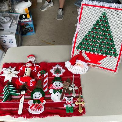 Holiday Yarn Ornaments Lot