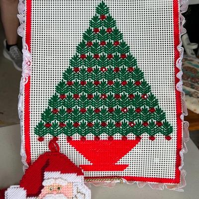 Holiday Yarn Ornaments Lot