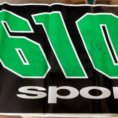 610 Sports Radio Autographed Banner