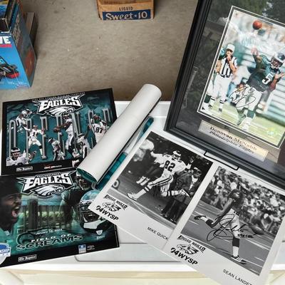 Eagles Sports Lot 3- autographed items