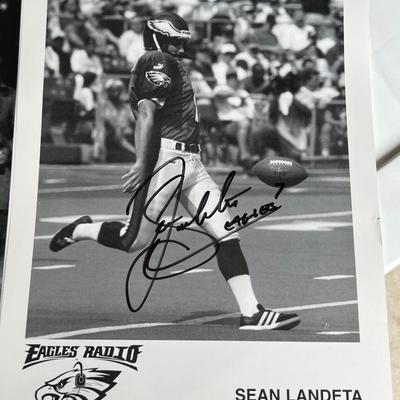 Eagles Sports Lot 3- autographed items