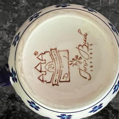 Set of 2 Polish Pottery Mugs